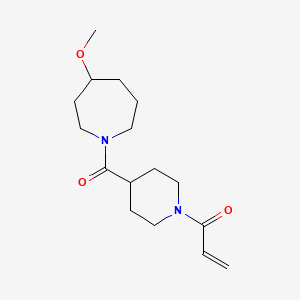 1-[4-(4-Methoxyazepane-1-carbonyl)piperidin-1-yl]prop-2-en-1-one