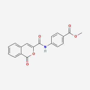 Methyl 4-[(1-oxoisochromene-3-carbonyl)amino]benzoate