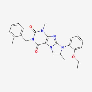 8-(2-ethoxyphenyl)-1,7-dimethyl-3-(2-methylbenzyl)-1H-imidazo[2,1-f]purine-2,4(3H,8H)-dione