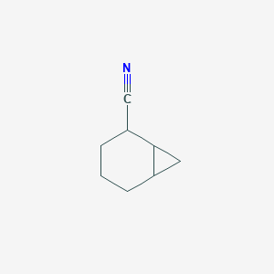 molecular formula C8H11N B2571831 Bicyclo[4.1.0]heptane-2-carbonitrile CAS No. 1781586-03-5