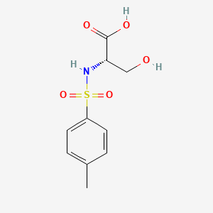 (2S)-3-Hydroxy-2-(4-methylbenzenesulfonamido)propanoic acid