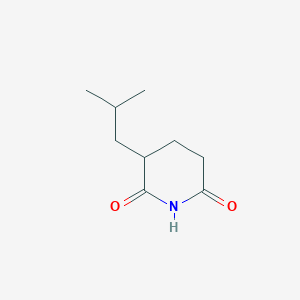 3-(2-Methylpropyl)piperidine-2,6-dione