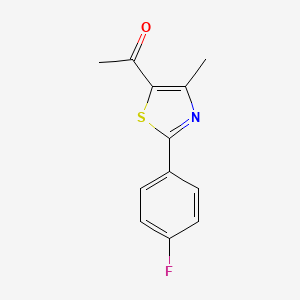 1-[2-(4-Fluorophenyl)-4-methyl-1,3-thiazol-5-yl]ethan-1-one
