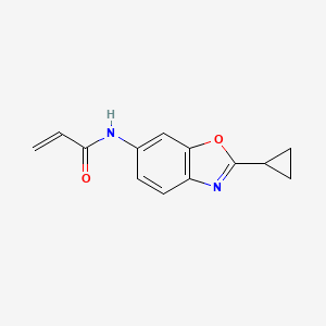 N-(2-Cyclopropyl-1,3-benzoxazol-6-yl)prop-2-enamide