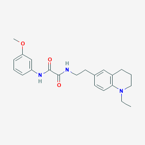 N1-(2-(1-ethyl-1,2,3,4-tetrahydroquinolin-6-yl)ethyl)-N2-(3-methoxyphenyl)oxalamide