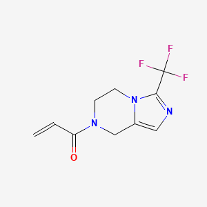 1-[3-(Trifluoromethyl)-6,8-dihydro-5H-imidazo[1,5-a]pyrazin-7-yl]prop-2-en-1-one