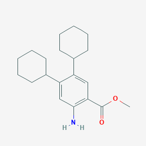 Methyl 2-amino-4,5-dicyclohexylbenzoate