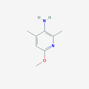molecular formula C8H12N2O B2571912 6-Methoxy-2,4-dimethylpyridin-3-amine CAS No. 1224432-59-0