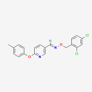 6-(4-methylphenoxy)nicotinaldehyde O-(2,4-dichlorobenzyl)oxime
