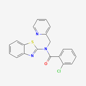 N-(benzo[d]thiazol-2-yl)-2-chloro-N-(pyridin-2-ylmethyl)benzamide