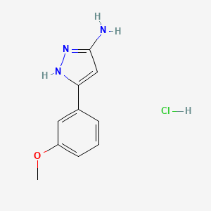 3-(3-Methoxyphenyl)-1H-pyrazol-5-amine hydrochloride