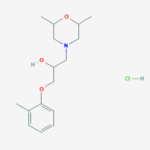 1-(2,6-Dimethylmorpholino)-3-(o-tolyloxy)propan-2-ol hydrochloride