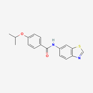 N-(benzo[d]thiazol-6-yl)-4-isopropoxybenzamide