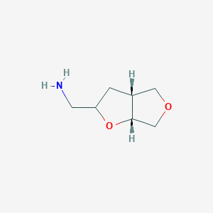 [(3Ar,6aR)-2,3,3a,4,6,6a-hexahydrofuro[2,3-c]furan-2-yl]methanamine
