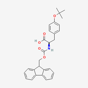 molecular formula C28H29NO5 B2571997 Fmoc-D-Tyr(tBu)-OH CAS No. 118488-18-9; 71989-38-3