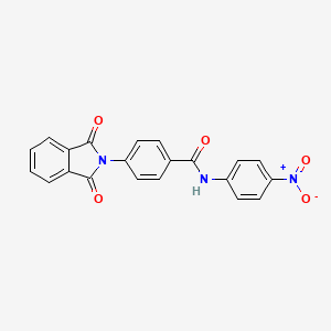 4-(1,3-dioxoisoindol-2-yl)-N-(4-nitrophenyl)benzamide