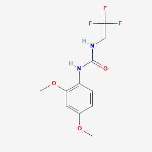 1-(2,4-Dimethoxyphenyl)-3-(2,2,2-trifluoroethyl)urea