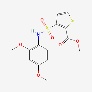 Methyl 3-[(2,4-dimethoxyphenyl)sulfamoyl]thiophene-2-carboxylate