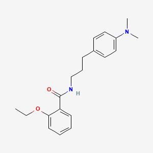 molecular formula C20H26N2O2 B2572045 N-(3-(4-(dimethylamino)phenyl)propyl)-2-ethoxybenzamide CAS No. 952995-71-0