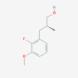 (2R)-3-(2-Fluoro-3-methoxyphenyl)-2-methylpropan-1-ol