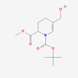 1-O-Tert-butyl 2-O-methyl 5-(hydroxymethyl)-3,4-dihydro-2H-pyridine-1,2-dicarboxylate