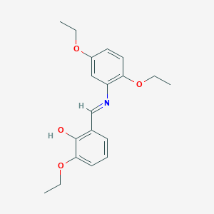 2-{(E)-[(2,5-diethoxyphenyl)imino]methyl}-6-ethoxyphenol