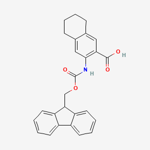 3-(9H-Fluoren-9-ylmethoxycarbonylamino)-5,6,7,8-tetrahydronaphthalene-2-carboxylic acid