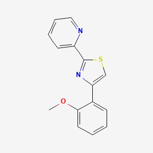 2-[4-(2-Methoxyphenyl)-1,3-thiazol-2-yl]pyridine