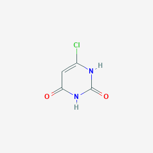 molecular formula C4H3ClN2O2 B025721 6-氯尿嘧啶 CAS No. 107577-09-3