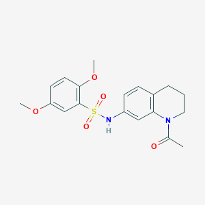 N-(1-acetyl-3,4-dihydro-2H-quinolin-7-yl)-2,5-dimethoxybenzenesulfonamide