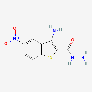3-Amino-5-nitro-1-benzothiophene-2-carbohydrazide