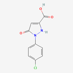 1-(4-chlorophenyl)-5-oxo-2,5-dihydro-1H-pyrazole-3-carboxylic acid
