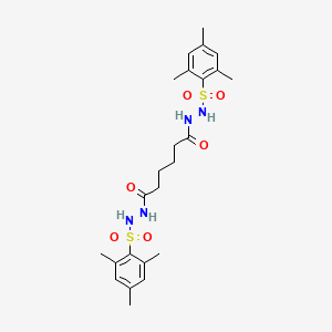 1-N',6-N'-bis[(2,4,6-trimethylphenyl)sulfonyl]hexanedihydrazide