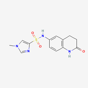 1-methyl-N-(2-oxo-1,2,3,4-tetrahydroquinolin-6-yl)-1H-imidazole-4-sulfonamide