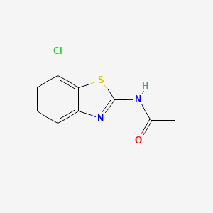 N-(7-chloro-4-methylbenzo[d]thiazol-2-yl)acetamide