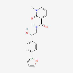 N-{2-[4-(furan-2-yl)phenyl]-2-hydroxyethyl}-1-methyl-2-oxo-1,2-dihydropyridine-3-carboxamide