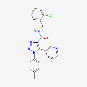 1-(2-Fluorophenyl)-4-[(5-isoxazol-5-yl-2-thienyl)sulfonyl]piperazine