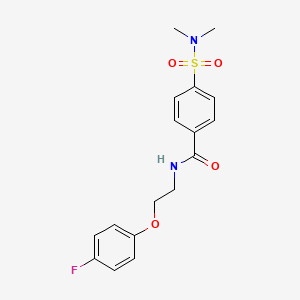 4-(dimethylsulfamoyl)-N-[2-(4-fluorophenoxy)ethyl]benzamide