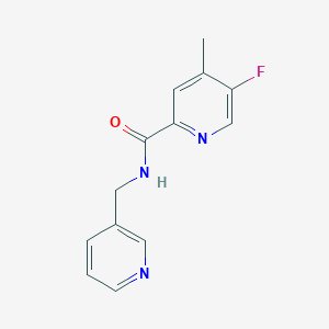 5-Fluoro-4-methyl-N-(pyridin-3-ylmethyl)pyridine-2-carboxamide