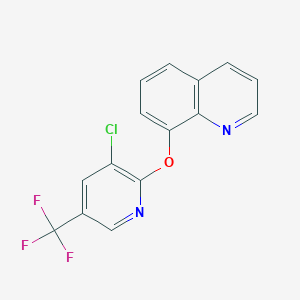 3-Chloro-2-(8-quinolyloxy)-5-(trifluoromethyl)pyridine