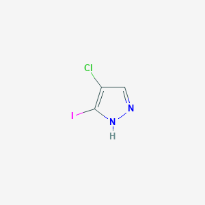 molecular formula C3H2ClIN2 B2572438 3-Iodo-4-chloro-1H-pyrazole CAS No. 27258-13-5