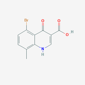 5-bromo-8-methyl-4-oxo-1H-quinoline-3-carboxylic acid