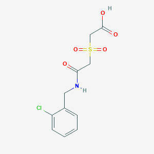 2-((2-((2-Chlorobenzyl)amino)-2-oxoethyl)sulfonyl)acetic acid
