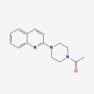 1-(4-Quinolin-2-ylpiperazin-1-yl)ethanone