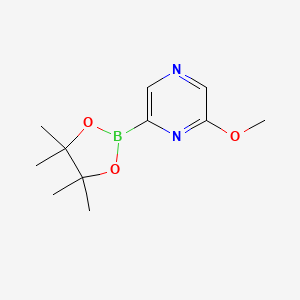 2-Methoxy-6-(4,4,5,5-tetramethyl-1,3,2-dioxaborolan-2-YL)pyrazine