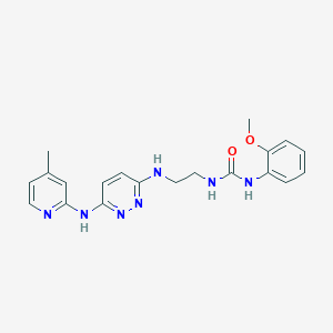 1-(2-Methoxyphenyl)-3-(2-((6-((4-methylpyridin-2-yl)amino)pyridazin-3-yl)amino)ethyl)urea