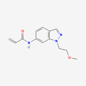 N-[1-(2-Methoxyethyl)indazol-6-yl]prop-2-enamide