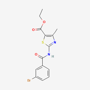 Ethyl 2-(3-bromobenzamido)-4-methylthiazole-5-carboxylate
