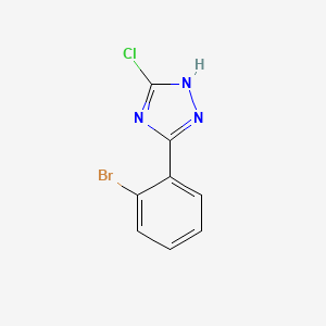 5-(2-bromophenyl)-3-chloro-1H-1,2,4-triazole