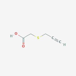 molecular formula C5H6O2S B2572558 (Prop-2-ynylthio)acetic acid CAS No. 13702-08-4